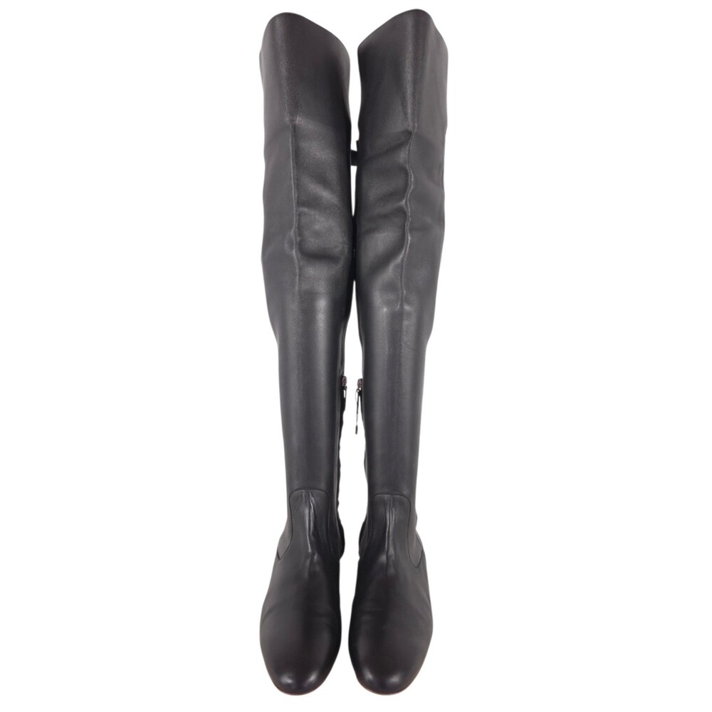 Gabriela Hearst Over the Knee Boots US 11 EU 42 Womens Black Leather $1550 - Picture 3 of 15